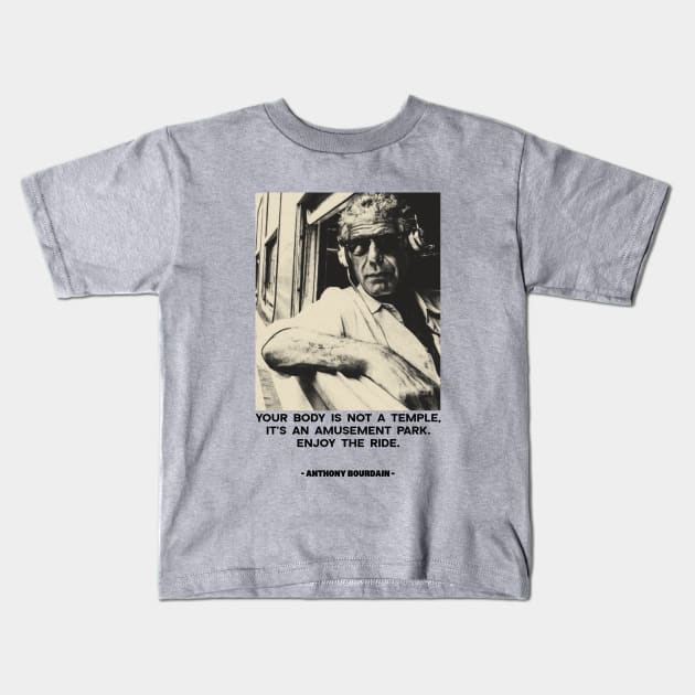 Anthony Bourdain vintage! Kids T-Shirt by Cartel